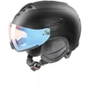 Uvex HLMT 300 Vario juodas matinis šalmas 566203-22
