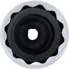 UŽDEGIMO ŽVAKĖS GALVUTĖ SU GUMINE ĮVORE, 12-KAMPĖ | 12,5 MM (1/2") KVADRATAS | 21 MM (2386)