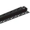 Užglaistomas magnetinės sistemos STICK bėgelis, juodas, 2m, 329604