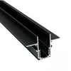 Užglaistomas magnetinės sistemos ZAMBELIS MAGNETIC bėgelis, 48V, juodas, 1m, 22274B-1