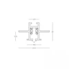 Užglaistomas magnetinės sistemos ZAMBELIS MAGNETIC 3MM bėgelis, baltas, TRIAC/DALI, 48V, 1m, 25128-W