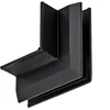 Užglaistomo magnetinės sistemos ZAMBELIS MAGNETIC 5MM bėgelio vertikalus kampinis sujungimas, matinės juodos sp., 2519