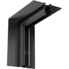 Užglaistomo magnetinės sistemos ZAMBELIS MAGNETIC 6MM bėgelio vertikalus kampinis sujungimas, 24V, juodas, 25226