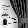 Užuolaida 140×270 cm blackout tamsiai pilka AH