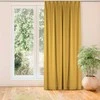 Homede Užuolaida 220×270 cm garstyčių spalvos BRAID FLEX CARMENA