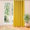 Homede Užuolaida 280×245 cm iš chenilės garstyčių spalvos