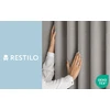 Užuolaida blackout tipo smėlio spalvos su klostėmis
