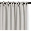 Užuolaida su kilpelėmis 140×250 cm sidabro spalvos