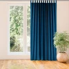 Užuolaida su kilpomis AmeliaHome Milana Chenille Indygo 220 × 225 cm