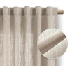 Užuolaida su kilpomis AmeliaHome Res Viscose Valeta 140 × 245 cm, cappuccino