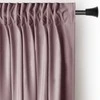 Užuolaida su klostėmis tamsiai smėlio spalvos velvetas