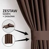 Užuolaida užtamsinanti tamsiai ruda Curt