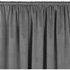 Homede Užuolaidos 135×175 cm iš aksomo tamsiai pilka