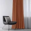 Homede Užuolaidos 140×270 cm koralinės su žiedais Chenille