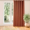 Homede Užuolaidos 140×270 cm koralinės su žiedais Chenille