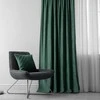 Homede Užuolaidos 220×245 cm tamsiai žalia CHENILLE FLEX