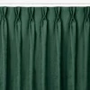 Homede Užuolaidos 220×245 cm tamsiai žalia CHENILLE FLEX
