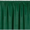Homede Užuolaidos aksominės 135×175 cm tamsiai žalia