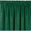 Homede Užuolaidos aksominės 135×300 cm tamsiai žalia