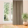 Homede Užuolaidos aksominės 135x270 smėlio spalvos