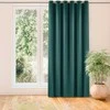 Homede Užuolaidos iš aksomo 135×225 cm tamsiai mėlynos su kilpelėmis