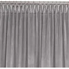 Užuolaidos iš aksomo 530 × 225 cm, pilkos