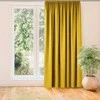 Homede Užuolaidos iš čenilės 280×270 cm garstyčių spalvos