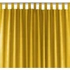 Homede Užuolaidos iš chenilės garstyčių spalvos 140×300