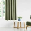 Homede Užuolaidos iš chenille 140×300 cm žalia CHENILLE FLEX