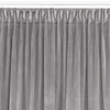 Užuolaidos VELVET PLEAT D50, pilkos spalvos, 400 × 245 cm