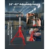 VEVOR V tipo vamzdžių stovas 1/8"-12", reguliuojamas aukštis