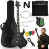 Carruzzo V-TONE EGS 39 MBK gitara elektrinė 4/4 juoda ma