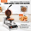 VEVOR Apvalus vaflinės keptuvas 1300W 220V