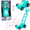Lean Toys Mėlyna burbulų žoliapjovė su rankena