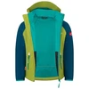 Vaikiška softshell striukė Trollkids Rondane, žalia / mėlyna
