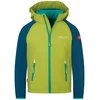 Vaikiška softshell striukė Trollkids Rondane, žalia / mėlyna