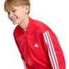 Vaikiškas adidas džemperis su užtrauktuku, raudonas