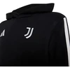 Vaikiškas „adidas“ „Juventus“ futbolo klubo džemperis su gobtuvu, juodas, KF9867