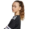 Vaikiškas adidas Squadra 25 džersis ilgomis rankovėmis, juodos ir baltos spalvos JJ0047