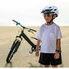 Dviratininko šalmas dziecięcy MTB Wozinsky su odpinanym daszkiem 48-52 cm - Šviesiai mėlynas