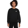 Vaikiškas džemperis Nike Sportswear Club Fleece juodas FD2923 010