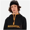 Vaikiškas džemperis Rossignol Alltrack Anorak Fleece, juodas