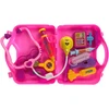 Lean Toys Žaislinis daktaro rinkinys LeanToys su šviečiančiu stetoskopu