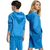 Vaikiškas mėlynas džemperis su gobtuvu adidas Essentials KD3382