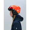 Vaikiškas slidinėjimo šalmas POC POCito Obex Visor, oranžinis