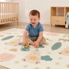 Vaikiškas sulankstomas dvipusis edukacinis putplasčio kilimėlis 200x150 cm + IPLAY krepšys