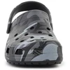 Vaikiški „Crocs Classic Camouflage Clog K“ klumpės, juoda/pilka spalva, 211879-0DD