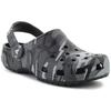 Vaikiški „Crocs Classic Camouflage Clog K“ klumpės, juoda/pilka spalva, 211879-0DD