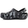 Vaikiški „Crocs Classic Camouflage Clog K“ klumpės, juoda/pilka spalva, 211879-0DD