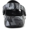 Vaikiški „Crocs Classic Camouflage Clog K“ klumpės, juoda/pilka spalva, 211879-0DD